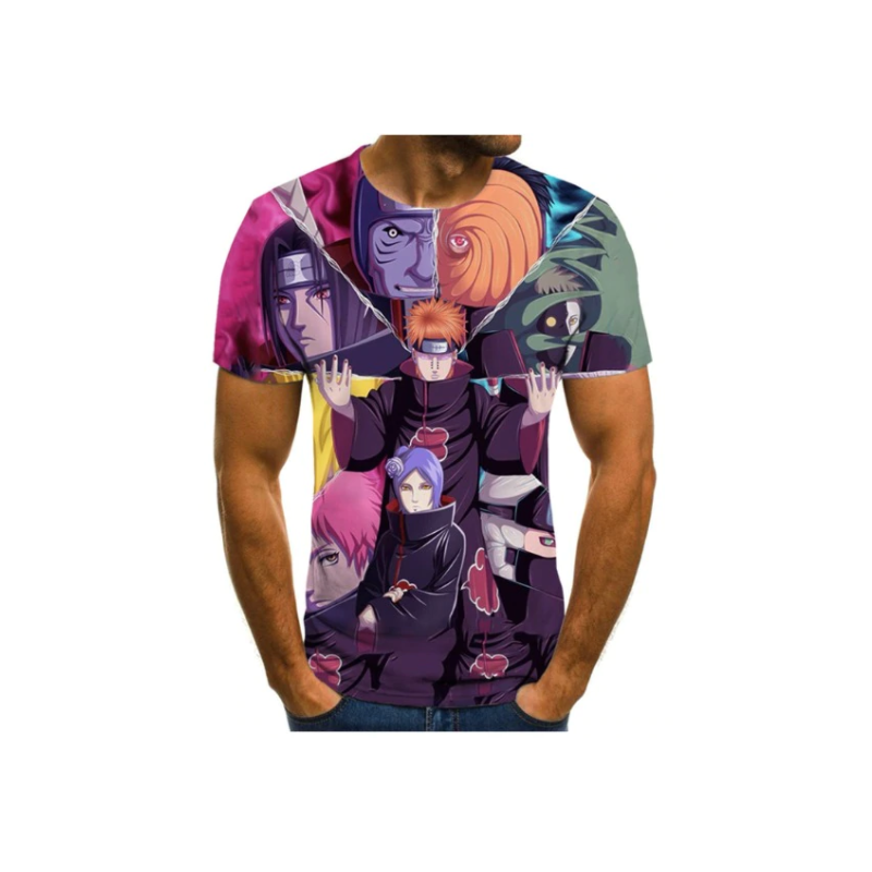 T-Shirt Naruto | Clan Akatsuki avant