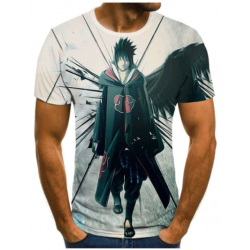 T-Shirt Naruto | Sasuke Clan Akatsuki Avant