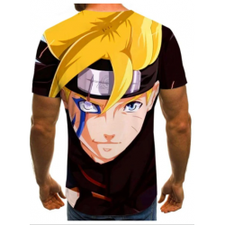 T-Shirt Naruto | Boruto face arrière
