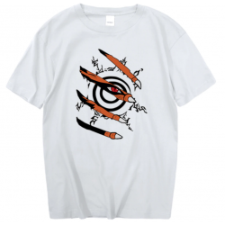 T-shirt Naruto | Sceau Kurama blanc