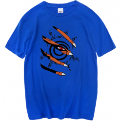 T-shirt Naruto | Sceau Kurama bleu